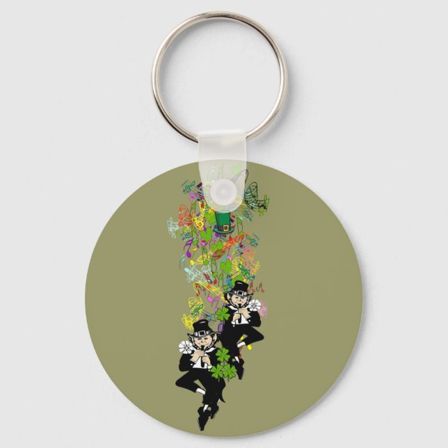 Lucky Leprechaun Key Ring (Front)