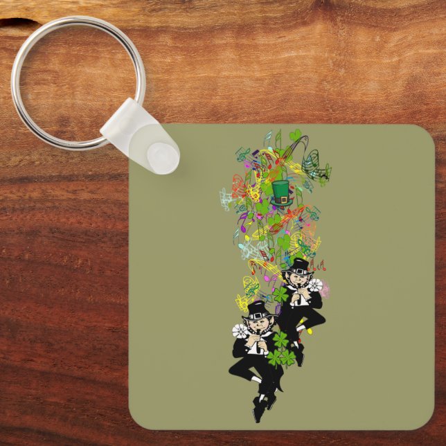 Lucky Leprechaun Key Ring (Front)