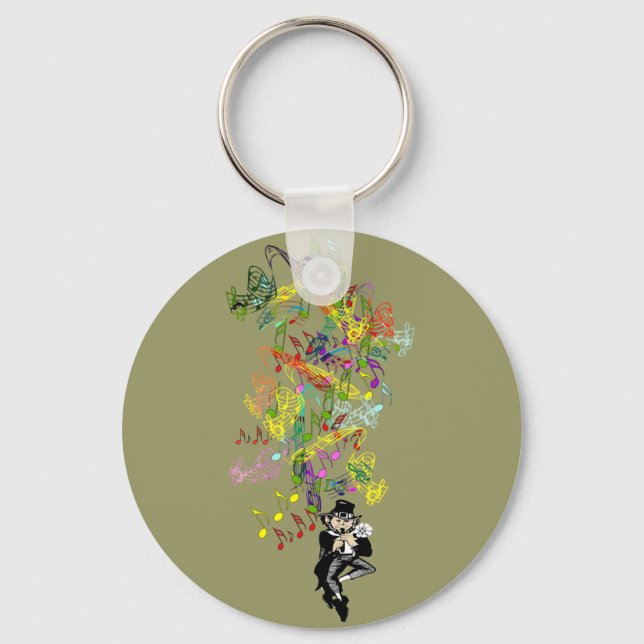 Lucky Leprechaun Key Ring (Front)