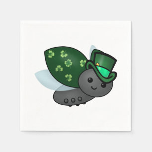 Lucky Leprechaun Ladybug Napkin