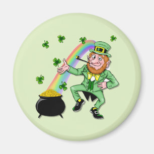 Lucky Leprechaun Magnet