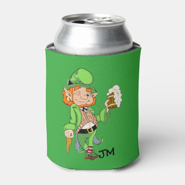 Lucky Leprechaun Personalise Can Cooler (Can Front)