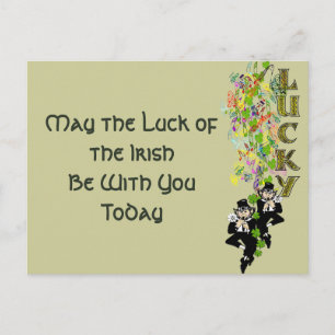 Lucky Leprechaun Postcard