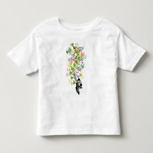 Lucky Leprechaun With Shamrocks Toddler T-Shirt