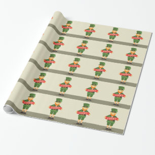 lucky leprechaun wrapping paper