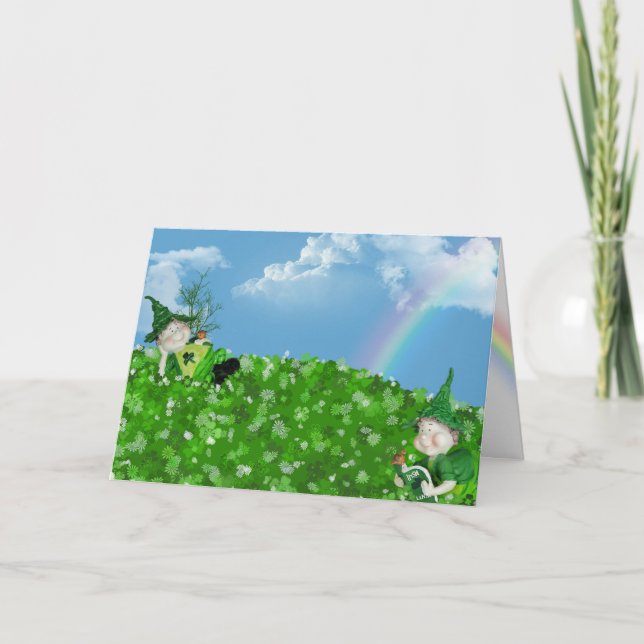 Lucky Leprechauns Card (Front)