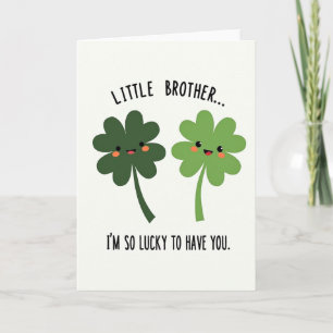 Lucky Little Brother Card