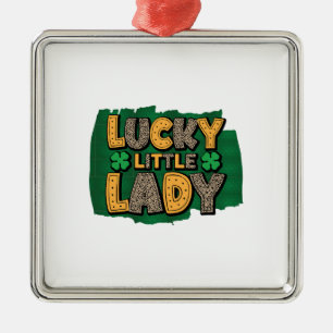 Lucky Little Lady Metal Tree Decoration