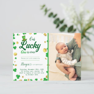 Lucky Little One – St. Patrick’s Day Baby Shower  Invitation