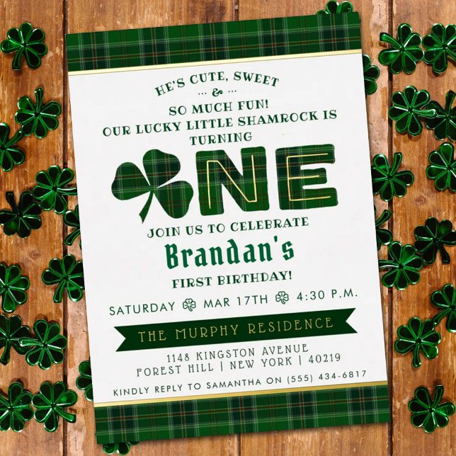 Lucky Little Shamrock 1st Birthday Real (Creator Uploaded)
