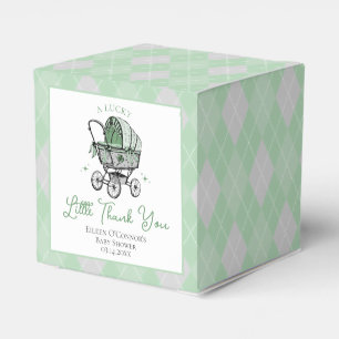Lucky Little Thank You St Patricks Baby Shower Favour Box