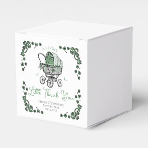 Lucky Little Thank You St Patricks Day Baby Shower Favour Box