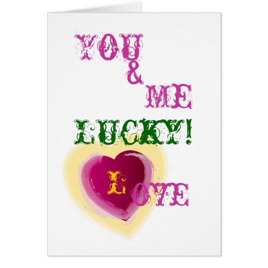 Lucky Love-Customise Card
