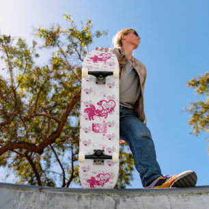 LUCKY LOVE ELEPHANT CUPID ELEPHANT BY MASANSER SKATEBOARD