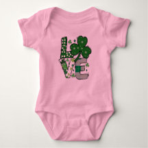 Lucky LOVE St. Patrick’s Day Baby Bodysuit