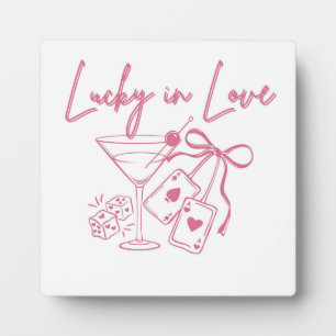 Lucky Love Vegas Casino Bachelorette Bridal Party Plaque