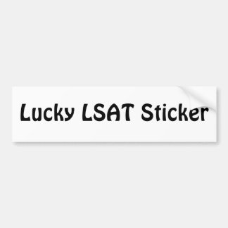 Lucky LSAT Sticker