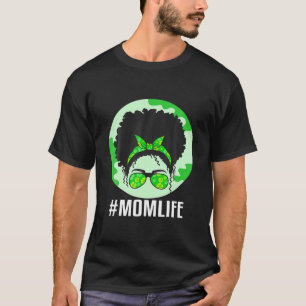Lucky Mama Luckiest Mam Beste Mother Day Momlife T-Shirt