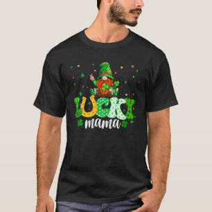 Lucky Mama Mother Gnome Women St Patrick's Day Clo T-Shirt