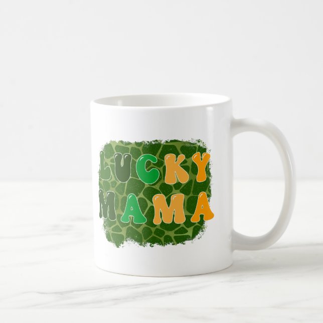 Lucky Mama Sublimation Coffee Mug (Right)