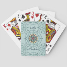 Lucky Mandala Custom Playing Cards