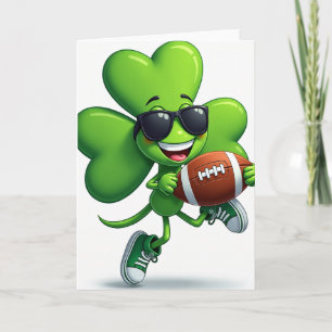 Lucky Mascot Football Card