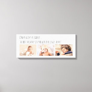 Lucky Me Best Mummy Photos Customised Canvas Print