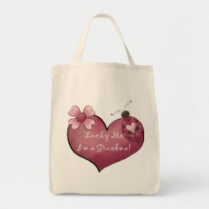 Lucky Me I'm a Grandma Tshirts and Gifts Tote Bag
