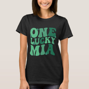 Lucky Mia Grandmother St Patrick's Day Mia Grandma T-Shirt