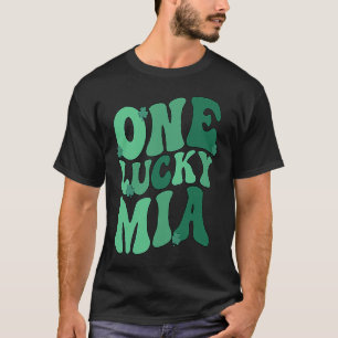 Lucky Mia Grandmother St Patrick's Day Mia Grandma T-Shirt