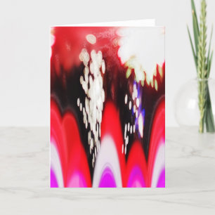 Lucky moments art holiday card