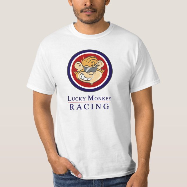 Lucky Monkey Racing T-Shirt (Front)