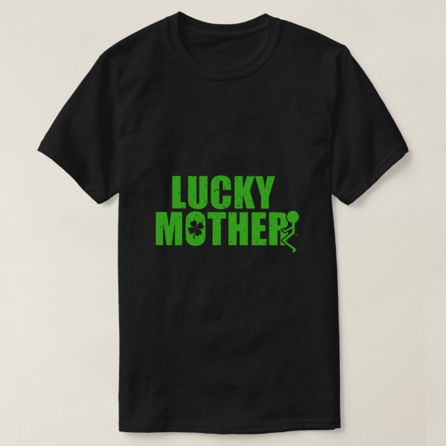 lucky mother f Pullover Hoodie (Design Front)