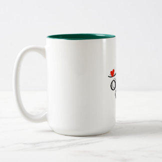 Lucky mugcup Two-Tone coffee mug