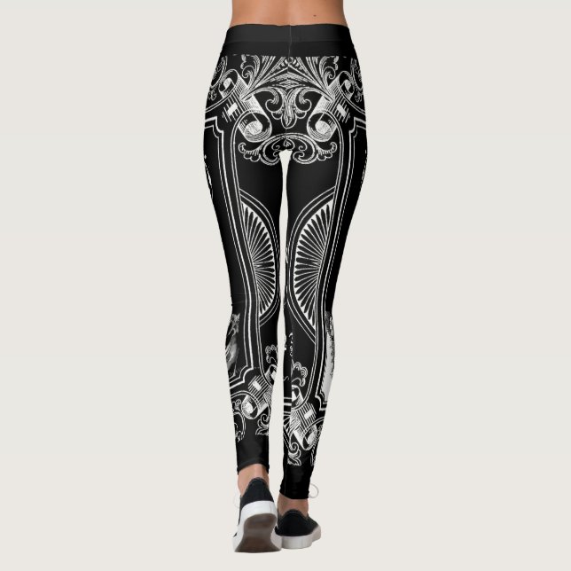 Lucky Mystic Oracle Board Leggings (Back)