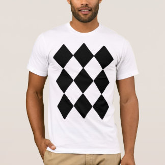 Lucky Nine Black Diamonds in Three Rows of Three T-Shirt