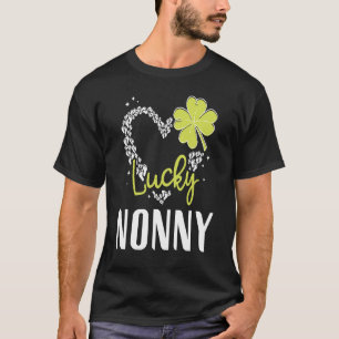 Lucky Nonny St Patricks Day womens T-Shirt