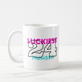 lucky number 24 coffee mug