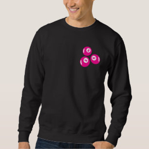 Lucky Number 4 Pink Balls Sweatshirt