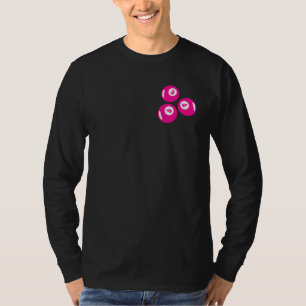 Lucky Number 4 Pink Balls T-Shirt