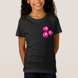 Lucky Number 4 Pink Balls T-Shirt