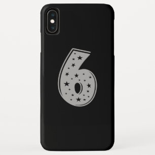Lucky Number 6 Happy Birthday iPhone XS Max Case