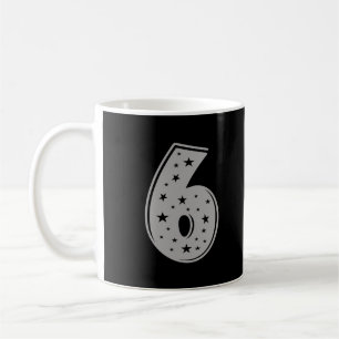 Lucky Number 6 Happy Birthday Coffee Mug
