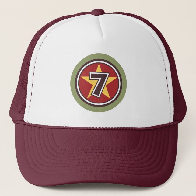 "Lucky Number" Trucker Hat (Front)