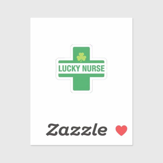 Lucky Nurse Green Medical Cross Shamrock St Patric (Sheet)