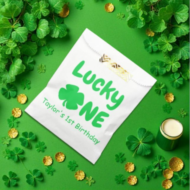 Lucky One 1st Birthday Favour Bags (Creator Uploaded)