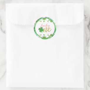 Lucky One Birthday Sticker - Girl