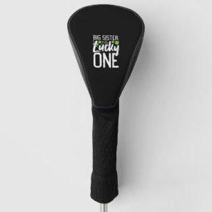 Lucky One First Birthday Big Sister Family St. Pat Golf Head Cover