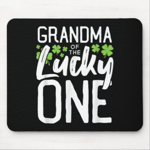 Lucky One First Birthday Grandma Family St. Patric Mouse Mat