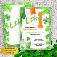 Lucky One Irish Themed First Birthday Party